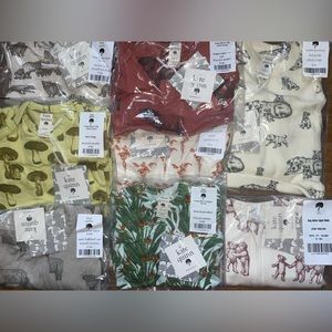 nwt 5 piece footie sleeper romper outfit baby clothes bundle 🍄🦆 🐴 ☀️
